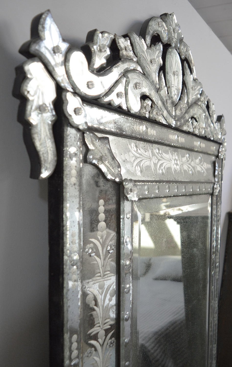 Antique venetian cushion